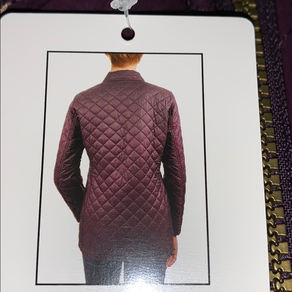 Weatherproof Vintage Ladies' Quilted Jacket, Plum - Picture 9 of 16